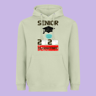 Senior 2020 Quarantined Heavyweight Hoodie Designed By Bettercallsaul