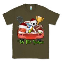 Army Green tis the season sports truck christmas Classic Tee - AdoDesignShop