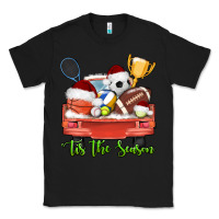 Black tis the season sports truck christmas Classic Tee - AdoDesignShop