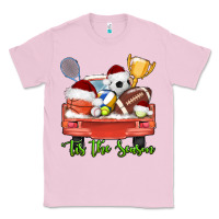 Bubblegum Pink tis the season sports truck christmas Classic Tee - AdoDesignShop