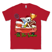 Red tis the season sports truck christmas Classic Tee - AdoDesignShop