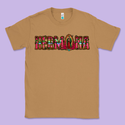Hermana Floral Aztec Leopard Classic Tee Designed By Jasminsmagicworld