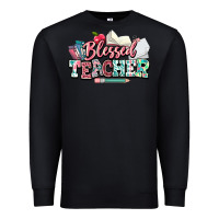 Black blessed teacher school Premium Sweatshirt - NancyCooperArtShop