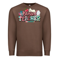 Chestnut blessed teacher school Premium Sweatshirt - NancyCooperArtShop