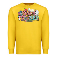 Lemon blessed teacher school Premium Sweatshirt - NancyCooperArtShop