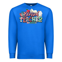 True Royal blessed teacher school Premium Sweatshirt - NancyCooperArtShop