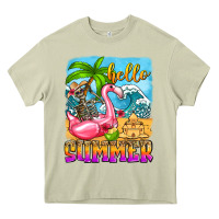Mossy hello summer skeleton Heavy Core Tee - Zillion Design Studio