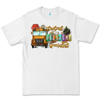 White Student Delivery Specialist Premium Tee - CowhideDigitalArt