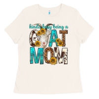 Bone kinda busy being a goat mom Ladies Tee - texasbilliewilder