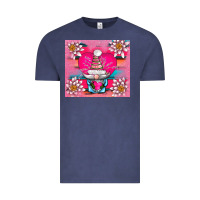 Vintage Denim v.d gnome and lotus tumbler Vintage Tee - AdoDesignShop