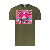 Vintage Olive v.d gnome and lotus tumbler Vintage Tee - AdoDesignShop