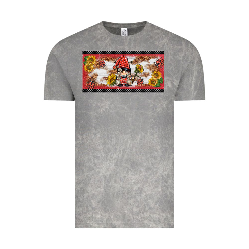 Ladybug Gnomies License Plate Template Vintage Tee by BarkalooDesign | Teevron