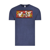 Vintage Denim ladybug gnomies license plate template Vintage Tee - BarkalooDesign