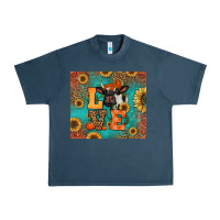 Midnight Navy love autumn cow Urban Heavy Tee - Jasminsmagicworld