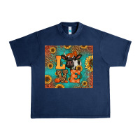Navy love autumn cow Urban Heavy Tee - Jasminsmagicworld