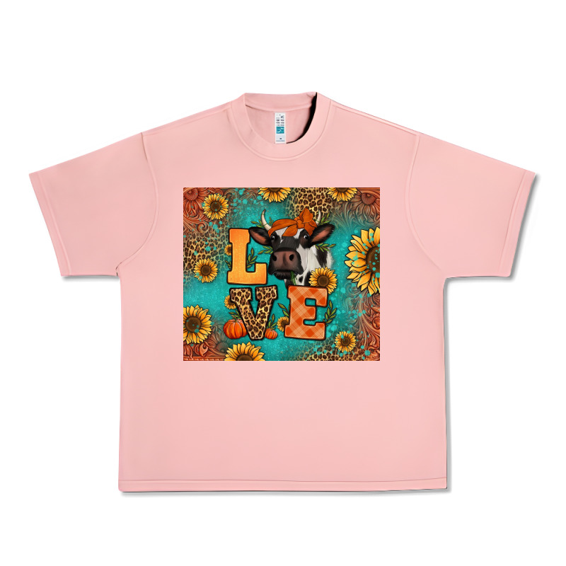 Love Autumn Cow Urban Heavy Tee by Jasminsmagicworld | Teevron