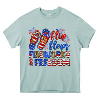 Arona flip flops fireworks and freedom Heavy Core Tee - Zillion Design Studio