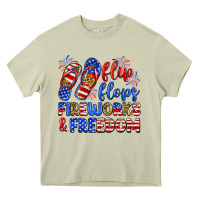 Mossy flip flops fireworks and freedom Heavy Core Tee - Zillion Design Studio
