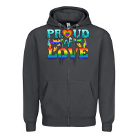Smoke Lgbtq Proud Of Love Zipper Hoodie - BundleAndBundleShop