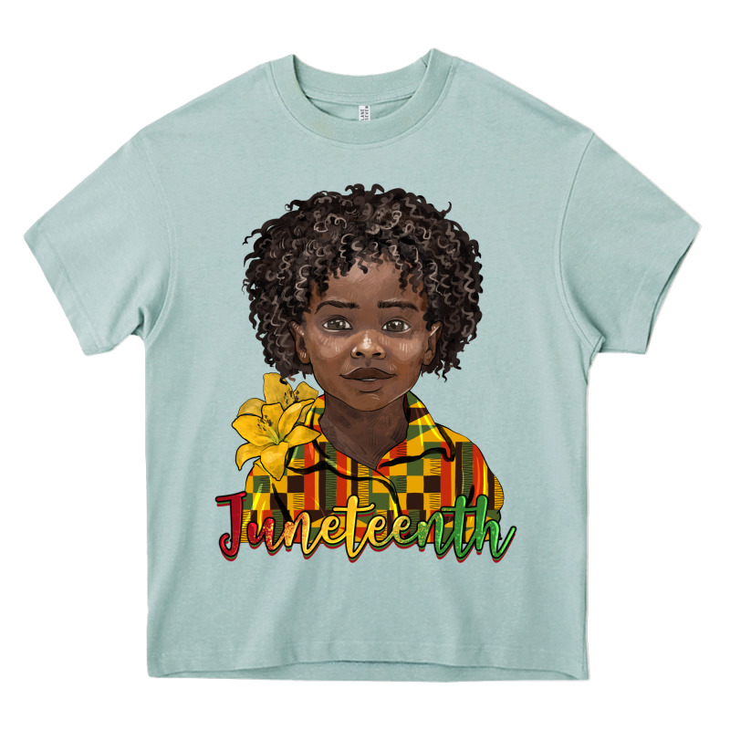 Juneteenth Black Boy Heavy Core Tee by BarkalooDesign | Teevron