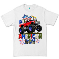 White All American Boy 4th july Premium Tee - CowGirlArtShop