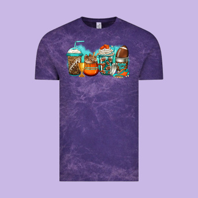 American Football Coffee Vintage Tee Designed By Jasminsmagicworld