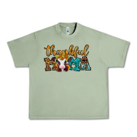 Oil Green thankful mama baby calf Urban Heavy Tee - Jasminsmagicworld