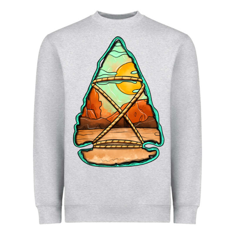 Western Desert Arrowhead Heavyweight Sweatshirt by Jasminsmagicworld | Teevron
