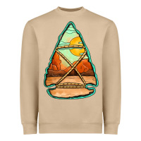 Mushroom western desert arrowhead Heavyweight Sweatshirt - Jasminsmagicworld