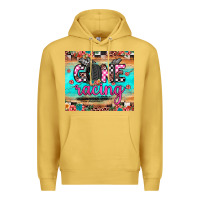 Antique Gold gone racing Premium Hoodie - JahusDesignShop