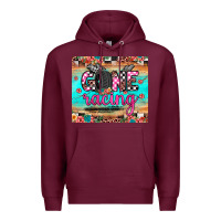 Burgundy gone racing Premium Hoodie - JahusDesignShop