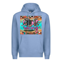 Colony Blue gone racing Premium Hoodie - JahusDesignShop