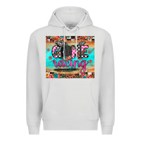 Dove Grey gone racing Premium Hoodie - JahusDesignShop