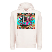 Pale Pink gone racing Premium Hoodie - JahusDesignShop