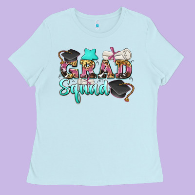 Grad Squad Ladies Tee Designed By Zillion Design Studio