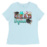 Baby Blue grad squad Ladies Tee - Zillion Design Studio