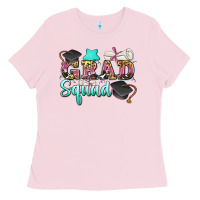 Bubblegum Pink grad squad Ladies Tee - Zillion Design Studio
