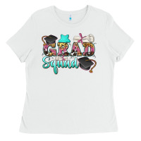 White grad squad Ladies Tee - Zillion Design Studio