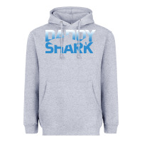 Heather Grey Daddy Shark Heavyweight Hoodie - Bettercallsaul
