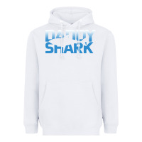 White Daddy Shark Heavyweight Hoodie - Bettercallsaul