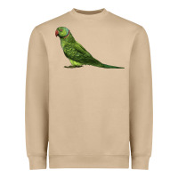 Mushroom Ring Necked Parakeet Heavyweight Sweatshirt - LillyAllenDesigns
