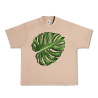 Burro Monstera Leaf Urban Heavy Tee - LillyAllenDesigns
