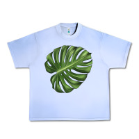 Grape Ice Monstera Leaf Urban Heavy Tee - LillyAllenDesigns