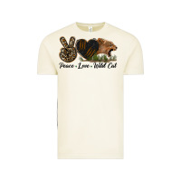 Vintage Arctic Peace Love Wild Cat Head Vintage Tee - LillyAllenDesigns