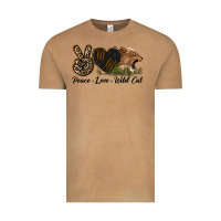 Vintage Camel Peace Love Wild Cat Head Vintage Tee - LillyAllenDesigns