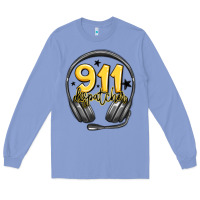 Colony Blue 911 dispatcher Long Sleeve Tee - MaliasSmallBusiness