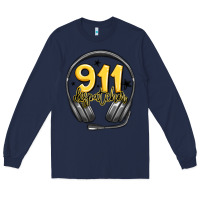 Navy 911 dispatcher Long Sleeve Tee - MaliasSmallBusiness