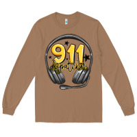 Toasted Coconut 911 dispatcher Long Sleeve Tee - MaliasSmallBusiness
