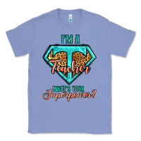 Colony Blue i'm a teacher what's your superpower leopard Classic Tee - Jasminsmagicworld