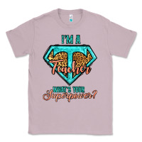 Lilac i'm a teacher what's your superpower leopard Classic Tee - Jasminsmagicworld